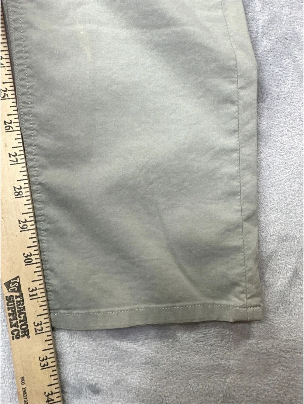 Faherty Reserve Pants Mens 34x32 Green Chino Movement Slim 5-Pocket Stretch